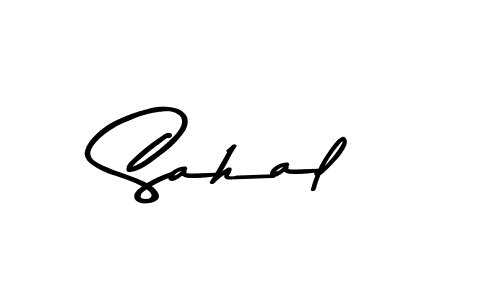 Make a beautiful signature design for name Sahal. With this signature (Asem Kandis PERSONAL USE) style, you can create a handwritten signature for free. Sahal signature style 9 images and pictures png