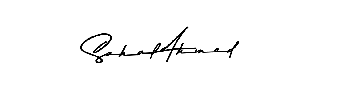 The best way (Asem Kandis PERSONAL USE) to make a short signature is to pick only two or three words in your name. The name Sahal Ahmed include a total of six letters. For converting this name. Sahal Ahmed signature style 9 images and pictures png