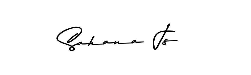 Similarly Asem Kandis PERSONAL USE is the best handwritten signature design. Signature creator online .You can use it as an online autograph creator for name Sahana  Js. Sahana  Js signature style 9 images and pictures png