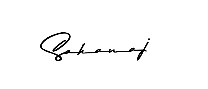 Make a beautiful signature design for name Sahanaj. Use this online signature maker to create a handwritten signature for free. Sahanaj signature style 9 images and pictures png