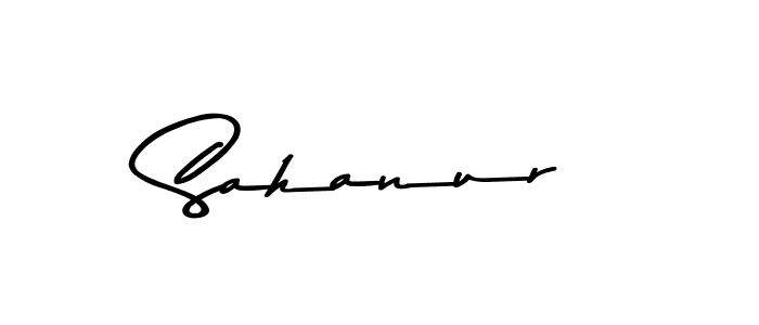 Design your own signature with our free online signature maker. With this signature software, you can create a handwritten (Asem Kandis PERSONAL USE) signature for name Sahanur. Sahanur signature style 9 images and pictures png