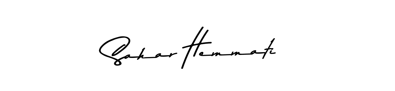 This is the best signature style for the Sahar Hemmati name. Also you like these signature font (Asem Kandis PERSONAL USE). Mix name signature. Sahar Hemmati signature style 9 images and pictures png