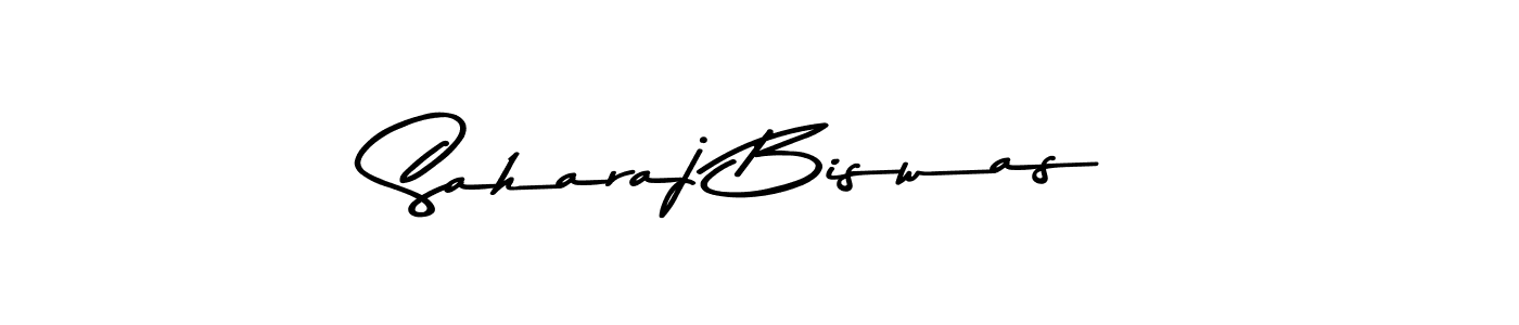 The best way (Asem Kandis PERSONAL USE) to make a short signature is to pick only two or three words in your name. The name Saharaj Biswas include a total of six letters. For converting this name. Saharaj Biswas signature style 9 images and pictures png