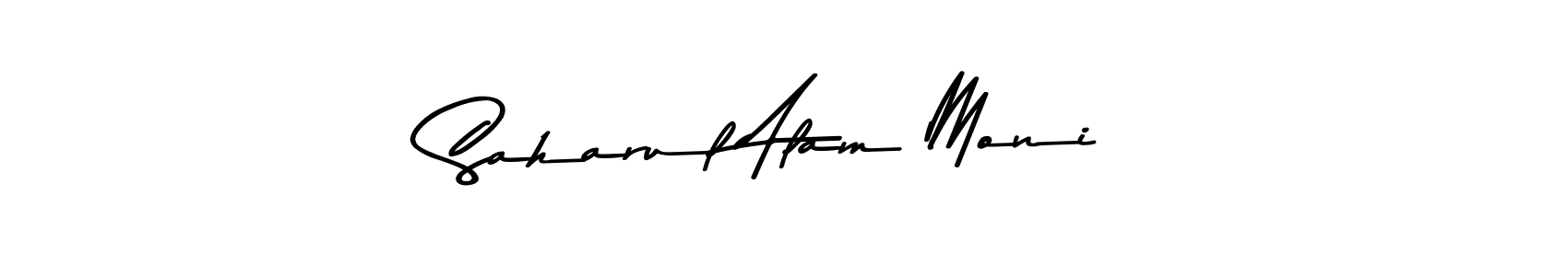 Use a signature maker to create a handwritten signature online. With this signature software, you can design (Asem Kandis PERSONAL USE) your own signature for name Saharul Alam Moni. Saharul Alam Moni signature style 9 images and pictures png