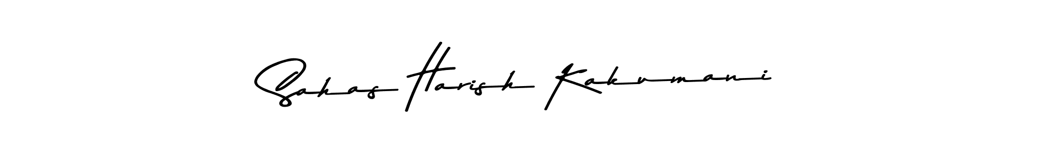 Make a short Sahas Harish Kakumani signature style. Manage your documents anywhere anytime using Asem Kandis PERSONAL USE. Create and add eSignatures, submit forms, share and send files easily. Sahas Harish Kakumani signature style 9 images and pictures png
