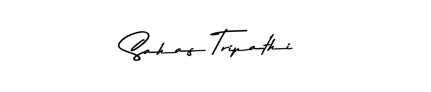 Also You can easily find your signature by using the search form. We will create Sahas Tripathi name handwritten signature images for you free of cost using Asem Kandis PERSONAL USE sign style. Sahas Tripathi signature style 9 images and pictures png