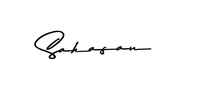 Create a beautiful signature design for name Sahasan. With this signature (Asem Kandis PERSONAL USE) fonts, you can make a handwritten signature for free. Sahasan signature style 9 images and pictures png