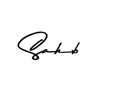 This is the best signature style for the Sahb name. Also you like these signature font (Asem Kandis PERSONAL USE). Mix name signature. Sahb signature style 9 images and pictures png