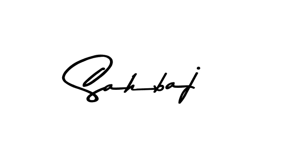 Make a beautiful signature design for name Sahbaj. With this signature (Asem Kandis PERSONAL USE) style, you can create a handwritten signature for free. Sahbaj signature style 9 images and pictures png