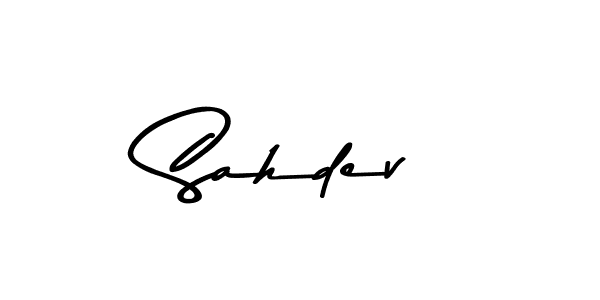 Sahdev stylish signature style. Best Handwritten Sign (Asem Kandis PERSONAL USE) for my name. Handwritten Signature Collection Ideas for my name Sahdev. Sahdev signature style 9 images and pictures png