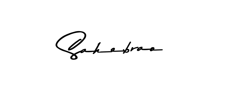 You should practise on your own different ways (Asem Kandis PERSONAL USE) to write your name (Sahebrao) in signature. don't let someone else do it for you. Sahebrao signature style 9 images and pictures png