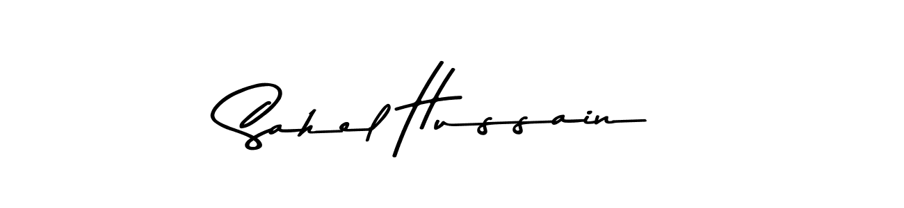 Also You can easily find your signature by using the search form. We will create Sahel Hussain name handwritten signature images for you free of cost using Asem Kandis PERSONAL USE sign style. Sahel Hussain signature style 9 images and pictures png