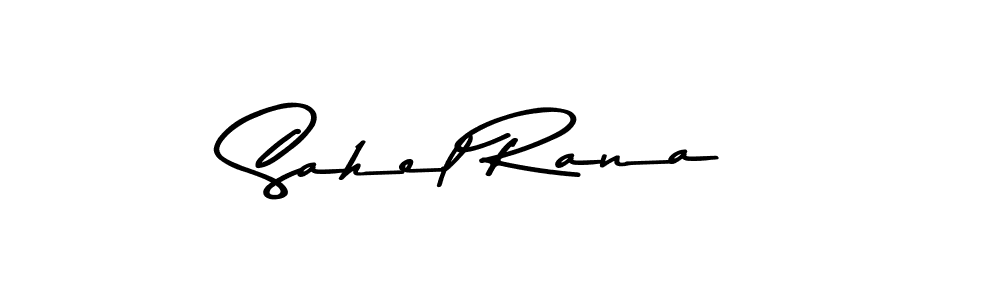 Make a beautiful signature design for name Sahel Rana. With this signature (Asem Kandis PERSONAL USE) style, you can create a handwritten signature for free. Sahel Rana signature style 9 images and pictures png