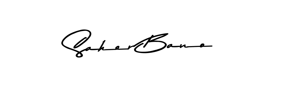 It looks lik you need a new signature style for name Saher Bano. Design unique handwritten (Asem Kandis PERSONAL USE) signature with our free signature maker in just a few clicks. Saher Bano signature style 9 images and pictures png