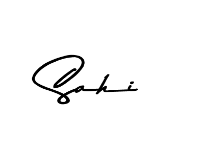 Use a signature maker to create a handwritten signature online. With this signature software, you can design (Asem Kandis PERSONAL USE) your own signature for name Sahi. Sahi signature style 9 images and pictures png