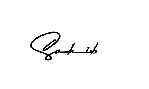 Design your own signature with our free online signature maker. With this signature software, you can create a handwritten (Asem Kandis PERSONAL USE) signature for name Sahib. Sahib signature style 9 images and pictures png