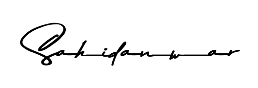 Looking for an artistic signature for Sahidanwar? The Asem Kandis PERSONAL USE calligraphy style gives a sophisticated flow suitable for business cards and emails. Sahidanwar signature style 9 images and pictures png