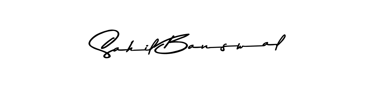 Here are the top 10 professional signature styles for the name Sahil Banswal. These are the best autograph styles you can use for your name. Sahil Banswal signature style 9 images and pictures png