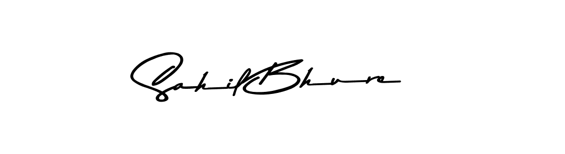 The best way (Asem Kandis PERSONAL USE) to make a short signature is to pick only two or three words in your name. The name Sahil Bhure include a total of six letters. For converting this name. Sahil Bhure signature style 9 images and pictures png