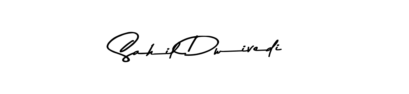 Make a beautiful signature design for name Sahil Dwivedi. With this signature (Asem Kandis PERSONAL USE) style, you can create a handwritten signature for free. Sahil Dwivedi signature style 9 images and pictures png