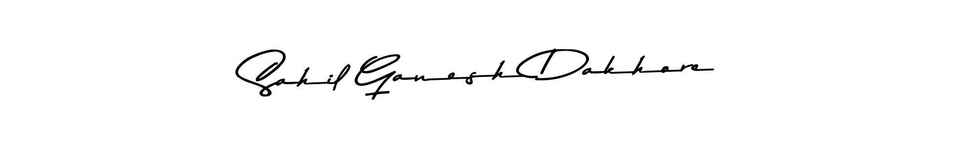 Asem Kandis PERSONAL USE is a professional signature style that is perfect for those who want to add a touch of class to their signature. It is also a great choice for those who want to make their signature more unique. Get Sahil Ganesh Dakhore name to fancy signature for free. Sahil Ganesh Dakhore signature style 9 images and pictures png