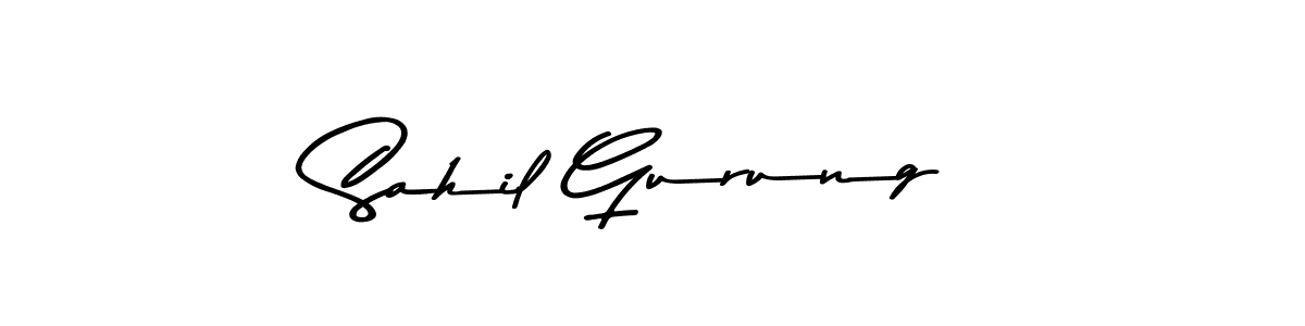 Here are the top 10 professional signature styles for the name Sahil Gurung. These are the best autograph styles you can use for your name. Sahil Gurung signature style 9 images and pictures png