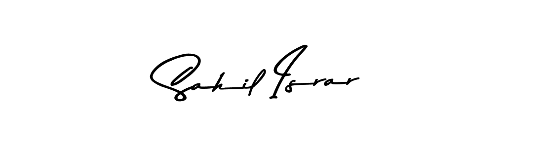 Sahil Israr stylish signature style. Best Handwritten Sign (Asem Kandis PERSONAL USE) for my name. Handwritten Signature Collection Ideas for my name Sahil Israr. Sahil Israr signature style 9 images and pictures png