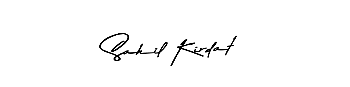 Sahil Kirdat stylish signature style. Best Handwritten Sign (Asem Kandis PERSONAL USE) for my name. Handwritten Signature Collection Ideas for my name Sahil Kirdat. Sahil Kirdat signature style 9 images and pictures png