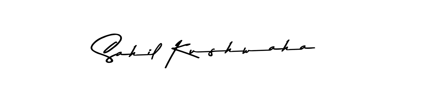 Also You can easily find your signature by using the search form. We will create Sahil Kushwaha name handwritten signature images for you free of cost using Asem Kandis PERSONAL USE sign style. Sahil Kushwaha signature style 9 images and pictures png