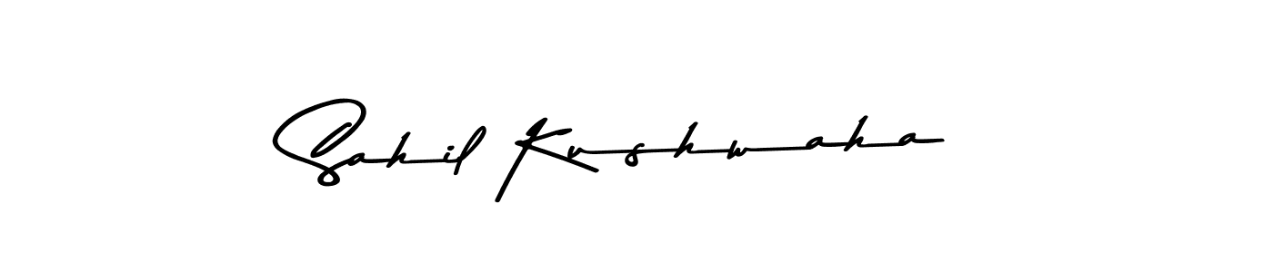 Also You can easily find your signature by using the search form. We will create Sahil Kushwaha name handwritten signature images for you free of cost using Asem Kandis PERSONAL USE sign style. Sahil Kushwaha signature style 9 images and pictures png