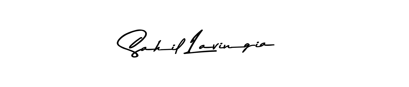 Design your own signature with our free online signature maker. With this signature software, you can create a handwritten (Asem Kandis PERSONAL USE) signature for name Sahil Lavingia. Sahil Lavingia signature style 9 images and pictures png