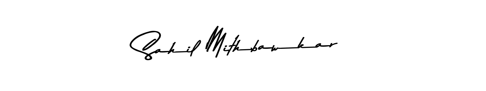 Also You can easily find your signature by using the search form. We will create Sahil Mithbawkar name handwritten signature images for you free of cost using Asem Kandis PERSONAL USE sign style. Sahil Mithbawkar signature style 9 images and pictures png