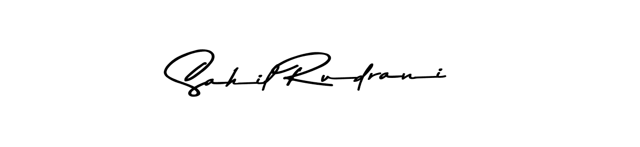 Also You can easily find your signature by using the search form. We will create Sahil Rudrani name handwritten signature images for you free of cost using Asem Kandis PERSONAL USE sign style. Sahil Rudrani signature style 9 images and pictures png