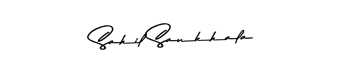 Sahil Sankhala stylish signature style. Best Handwritten Sign (Asem Kandis PERSONAL USE) for my name. Handwritten Signature Collection Ideas for my name Sahil Sankhala. Sahil Sankhala signature style 9 images and pictures png