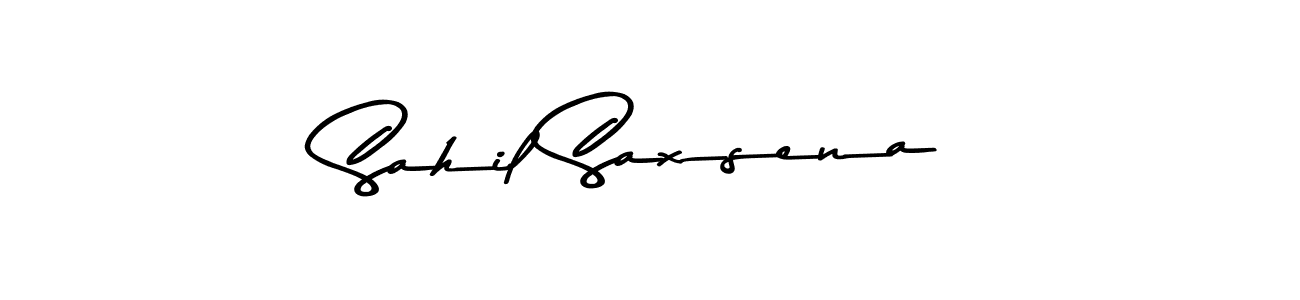 Make a beautiful signature design for name Sahil Saxsena. With this signature (Asem Kandis PERSONAL USE) style, you can create a handwritten signature for free. Sahil Saxsena signature style 9 images and pictures png