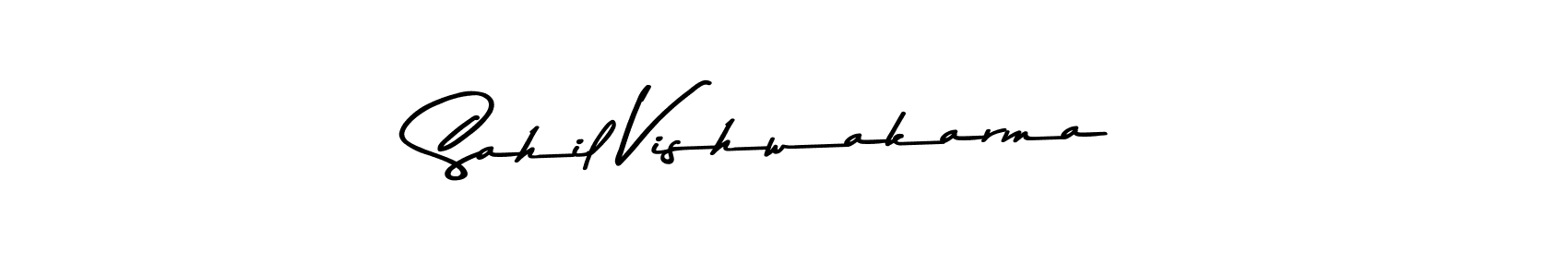 Make a beautiful signature design for name Sahil Vishwakarma. With this signature (Asem Kandis PERSONAL USE) style, you can create a handwritten signature for free. Sahil Vishwakarma signature style 9 images and pictures png