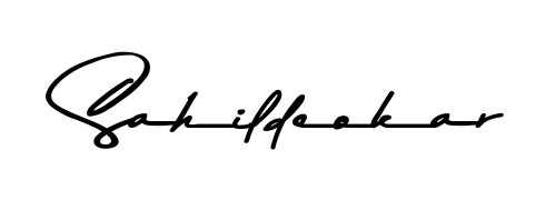 Design your own signature with our free online signature maker. With this signature software, you can create a handwritten (Asem Kandis PERSONAL USE) signature for name Sahildeokar. Sahildeokar signature style 9 images and pictures png