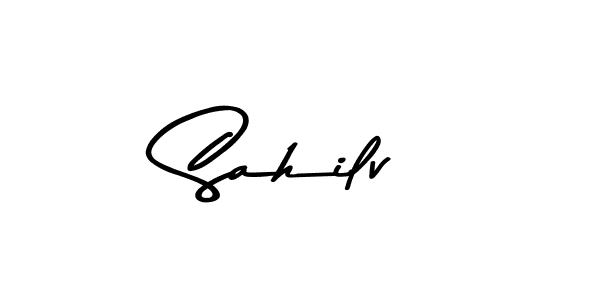 The best way (Asem Kandis PERSONAL USE) to make a short signature is to pick only two or three words in your name. The name Sahilv include a total of six letters. For converting this name. Sahilv signature style 9 images and pictures png