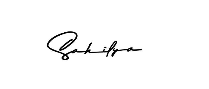 Sahilya stylish signature style. Best Handwritten Sign (Asem Kandis PERSONAL USE) for my name. Handwritten Signature Collection Ideas for my name Sahilya. Sahilya signature style 9 images and pictures png