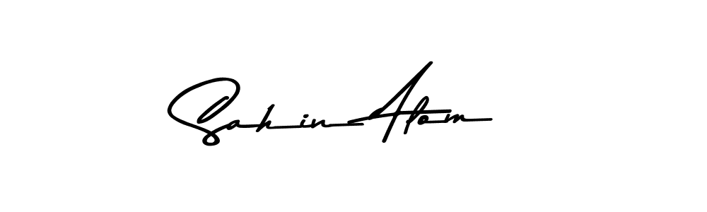 Also You can easily find your signature by using the search form. We will create Sahin Alom name handwritten signature images for you free of cost using Asem Kandis PERSONAL USE sign style. Sahin Alom signature style 9 images and pictures png