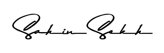 Create a personalized artistic stamp with Sahin Sekh in Asem Kandis PERSONAL USE font. Perfect for visual artists, designers, and influencers. Sahin Sekh signature style 9 images and pictures png