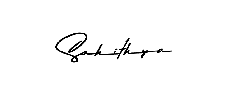 Use a signature maker to create a handwritten signature online. With this signature software, you can design (Asem Kandis PERSONAL USE) your own signature for name Sahithya. Sahithya signature style 9 images and pictures png