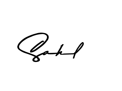 Design your own signature with our free online signature maker. With this signature software, you can create a handwritten (Asem Kandis PERSONAL USE) signature for name Sahl. Sahl signature style 9 images and pictures png