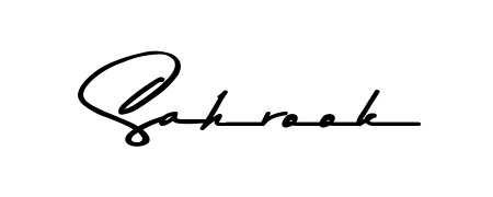 Give your name Sahrook an exquisite flair with the Asem Kandis PERSONAL USE script font. Ideal for contracts, resumes, and formal letterheads. Sahrook signature style 9 images and pictures png