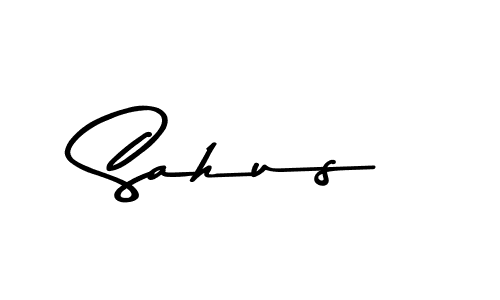 Sahus stylish signature style. Best Handwritten Sign (Asem Kandis PERSONAL USE) for my name. Handwritten Signature Collection Ideas for my name Sahus. Sahus signature style 9 images and pictures png