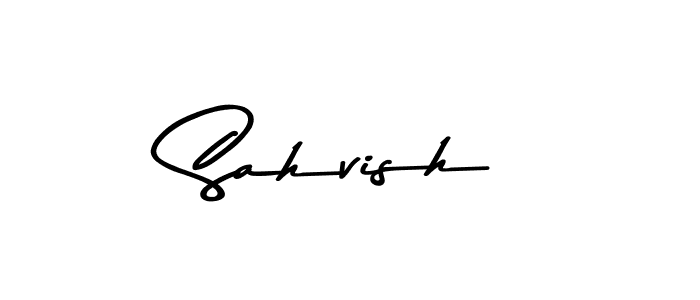 Make a beautiful signature design for name Sahvish. With this signature (Asem Kandis PERSONAL USE) style, you can create a handwritten signature for free. Sahvish signature style 9 images and pictures png
