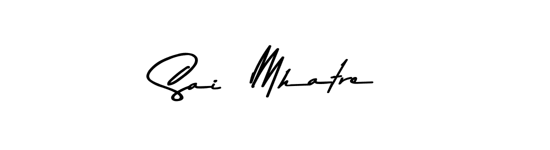 Similarly Asem Kandis PERSONAL USE is the best handwritten signature design. Signature creator online .You can use it as an online autograph creator for name Sai  Mhatre. Sai  Mhatre signature style 9 images and pictures png
