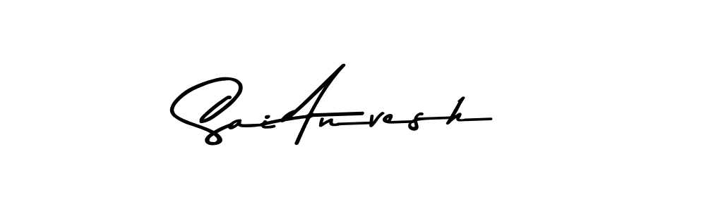 Asem Kandis PERSONAL USE is a professional signature style that is perfect for those who want to add a touch of class to their signature. It is also a great choice for those who want to make their signature more unique. Get Sai Anvesh name to fancy signature for free. Sai Anvesh signature style 9 images and pictures png
