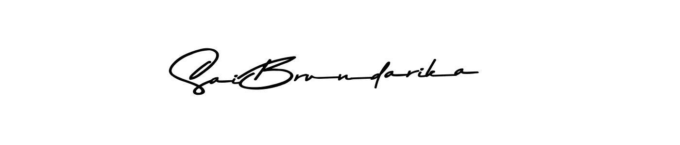 Sai Brundarika stylish signature style. Best Handwritten Sign (Asem Kandis PERSONAL USE) for my name. Handwritten Signature Collection Ideas for my name Sai Brundarika. Sai Brundarika signature style 9 images and pictures png