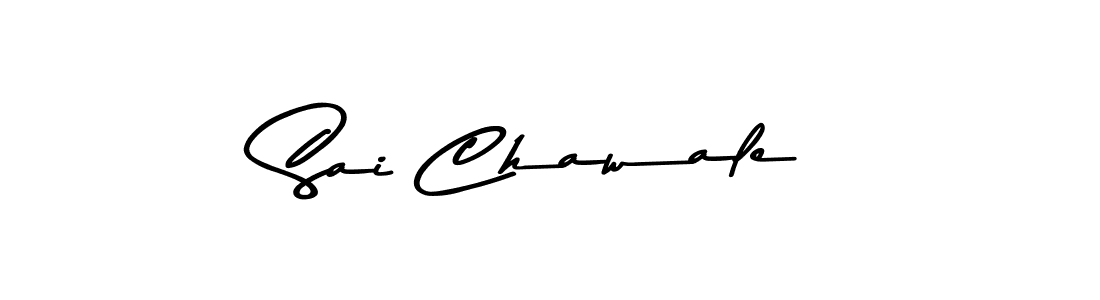 Use a signature maker to create a handwritten signature online. With this signature software, you can design (Asem Kandis PERSONAL USE) your own signature for name Sai Chawale. Sai Chawale signature style 9 images and pictures png